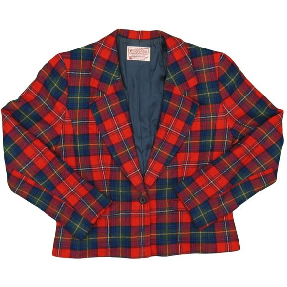 Vintage Pendleton Plaid Blazer Size XS - Picture 1 of 4